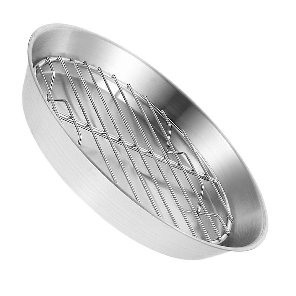 Here's a polished and professional product description based on your input:
**1 Set Stainless Steel Baking Pan and Rack – Healthy Cooking
