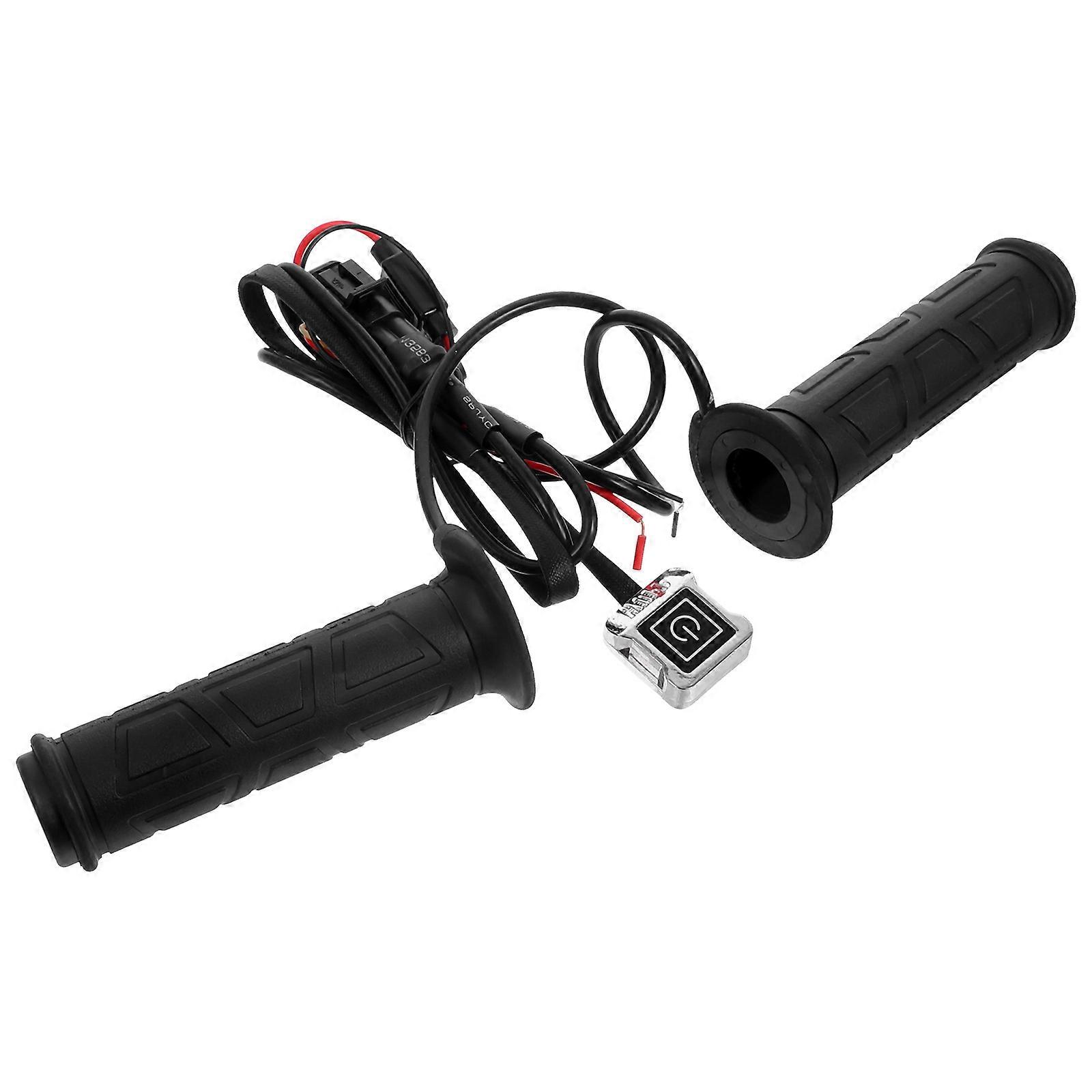 Black Electric Heating Handle for Car with ThermostatAdjustable Temperature Nitrile Rubber