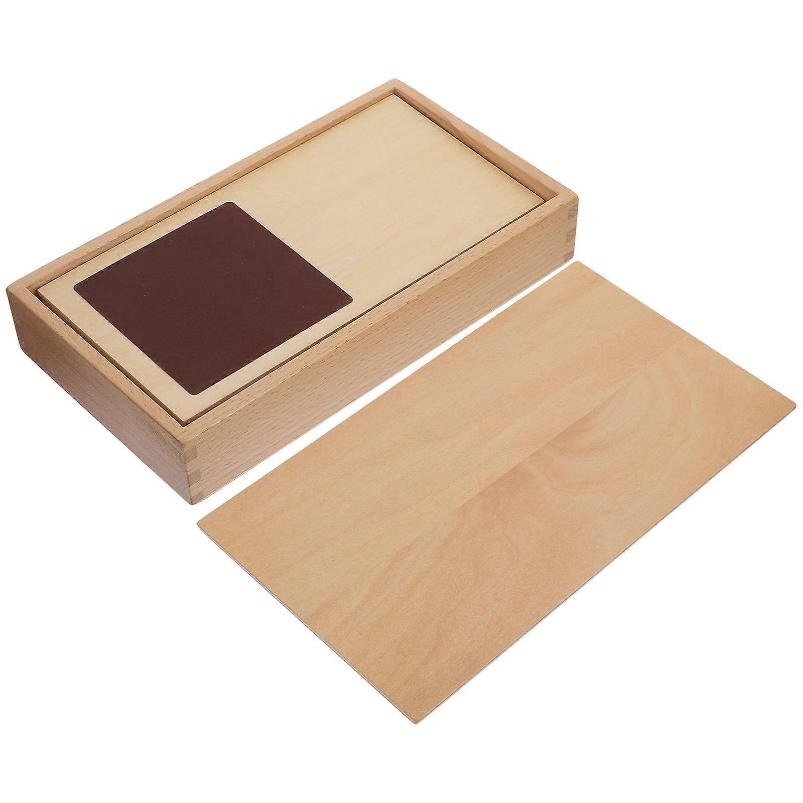 Wooden Sensory Toys for Kids Educational Texture Toy Set Great for Home Fun Multi Color 1 Set