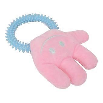 2025 Brinquedos de dentição para cães para limpeza de dentes e alívio do tédio Anel de rebarba resistente a mordidas macias