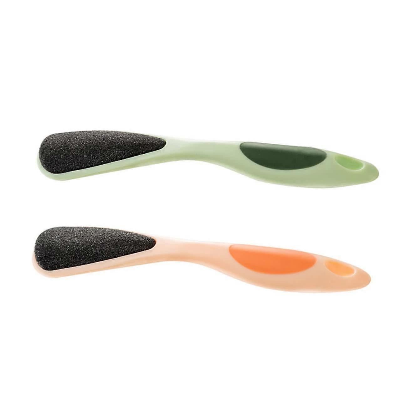 2 Pieces Foot Files Handheld Callus Remover for Pedicure Exfoliating File for Smooth Feet