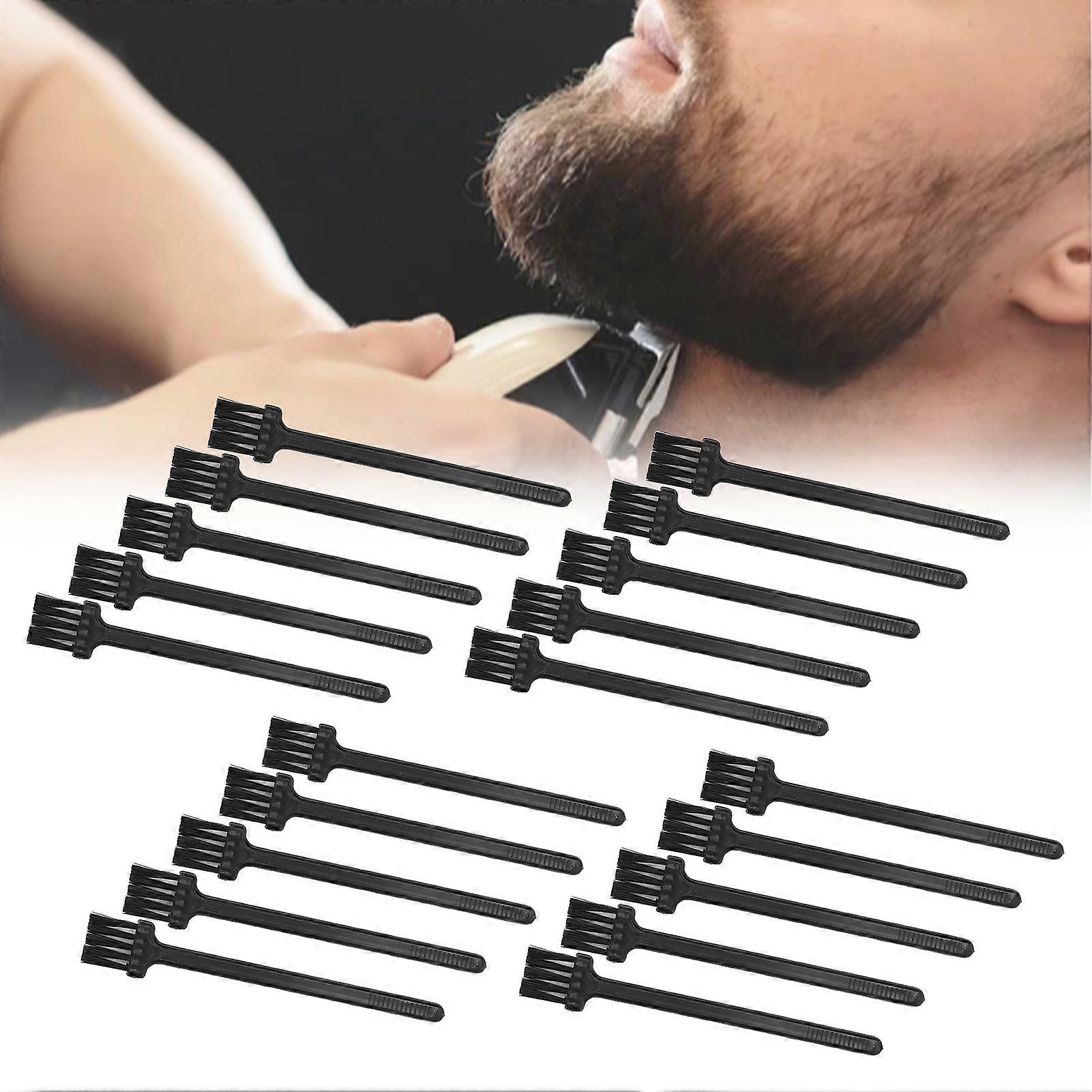 20 Packs Electric Shaver Brush Small Cleaning Plastic Brush for Razor Computer Keyboard