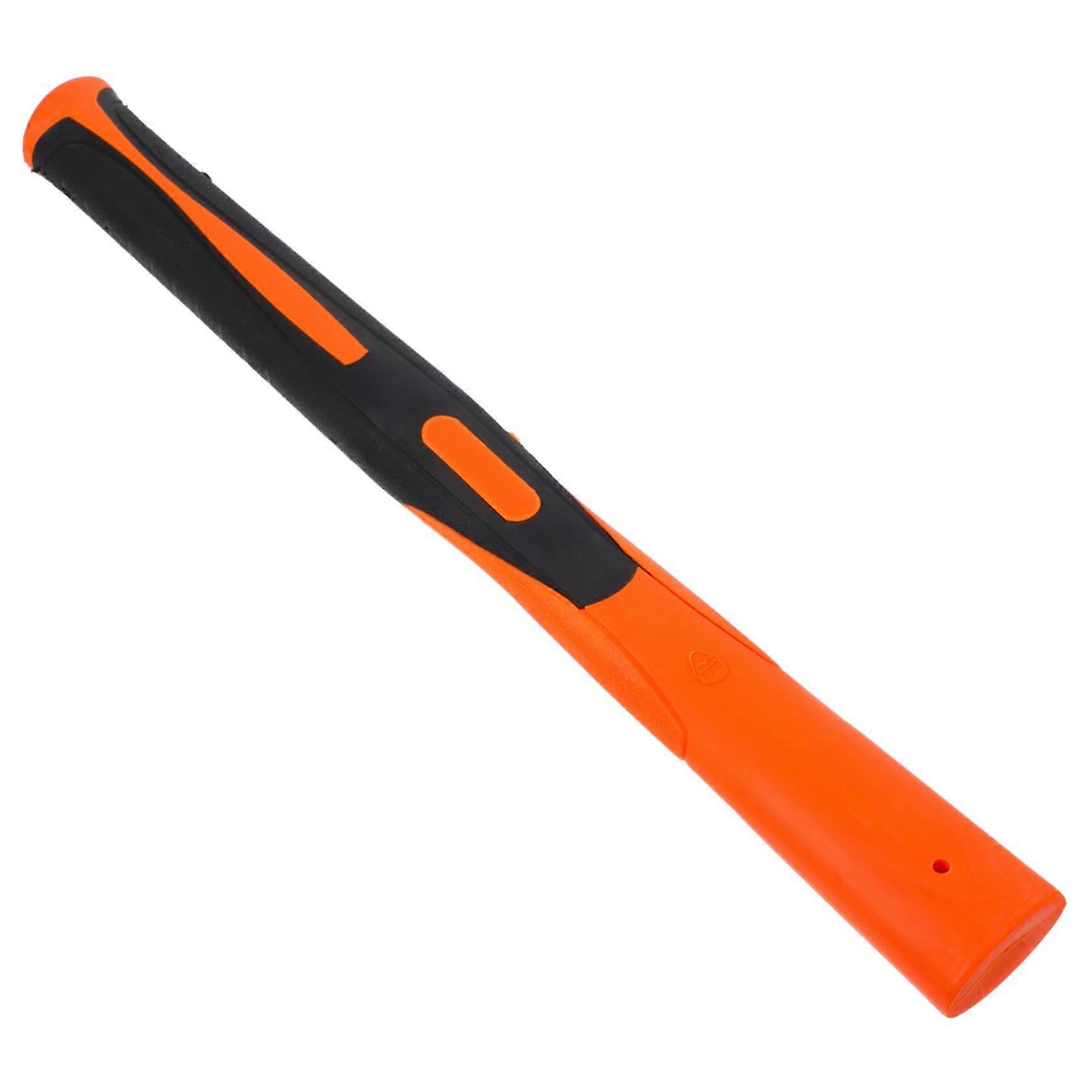 Replacement handle for hammers, rubber grip with shock absorption, nonslip for gardening and DIY work, ergonomic design for secure hold.