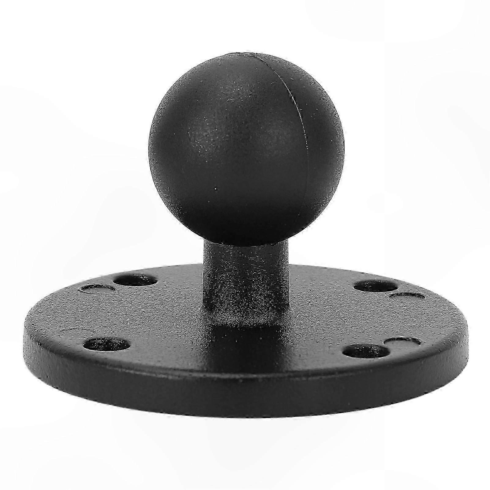 Aluminum Alloy AMPS Adapter Plate with 1in Round Ball Mount and 4-Hole Drill Base for Bracket Mounting