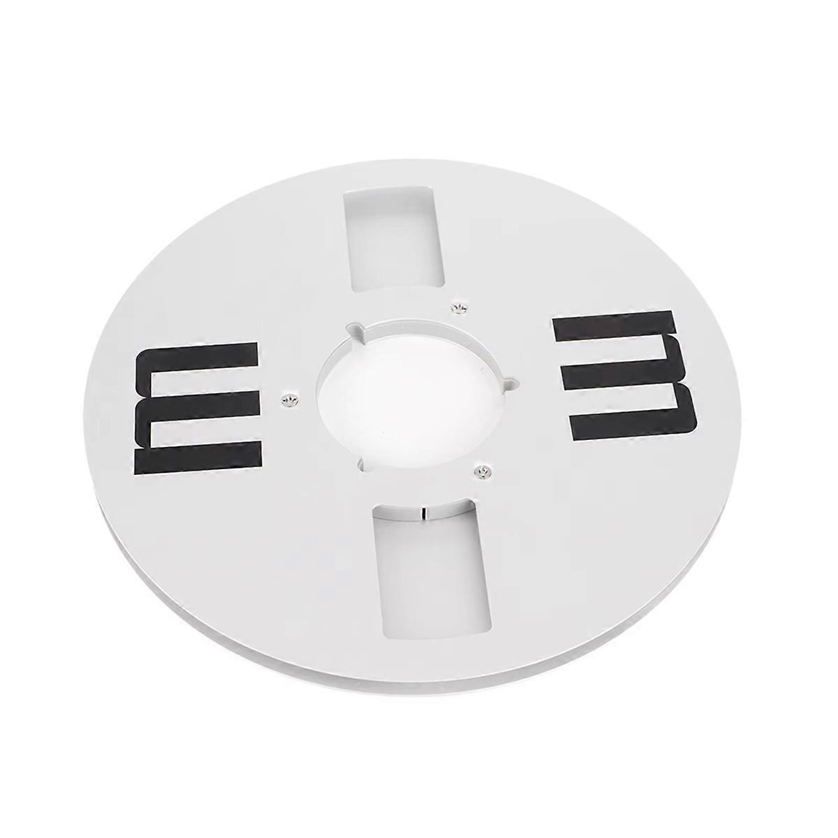 Sound Tape Takeup Reel 1/4 10.5 Inch Empty Tape Reel Improve Sound Quality Aluminum Alloy 4 Holes for 1/4 Inch Tapes