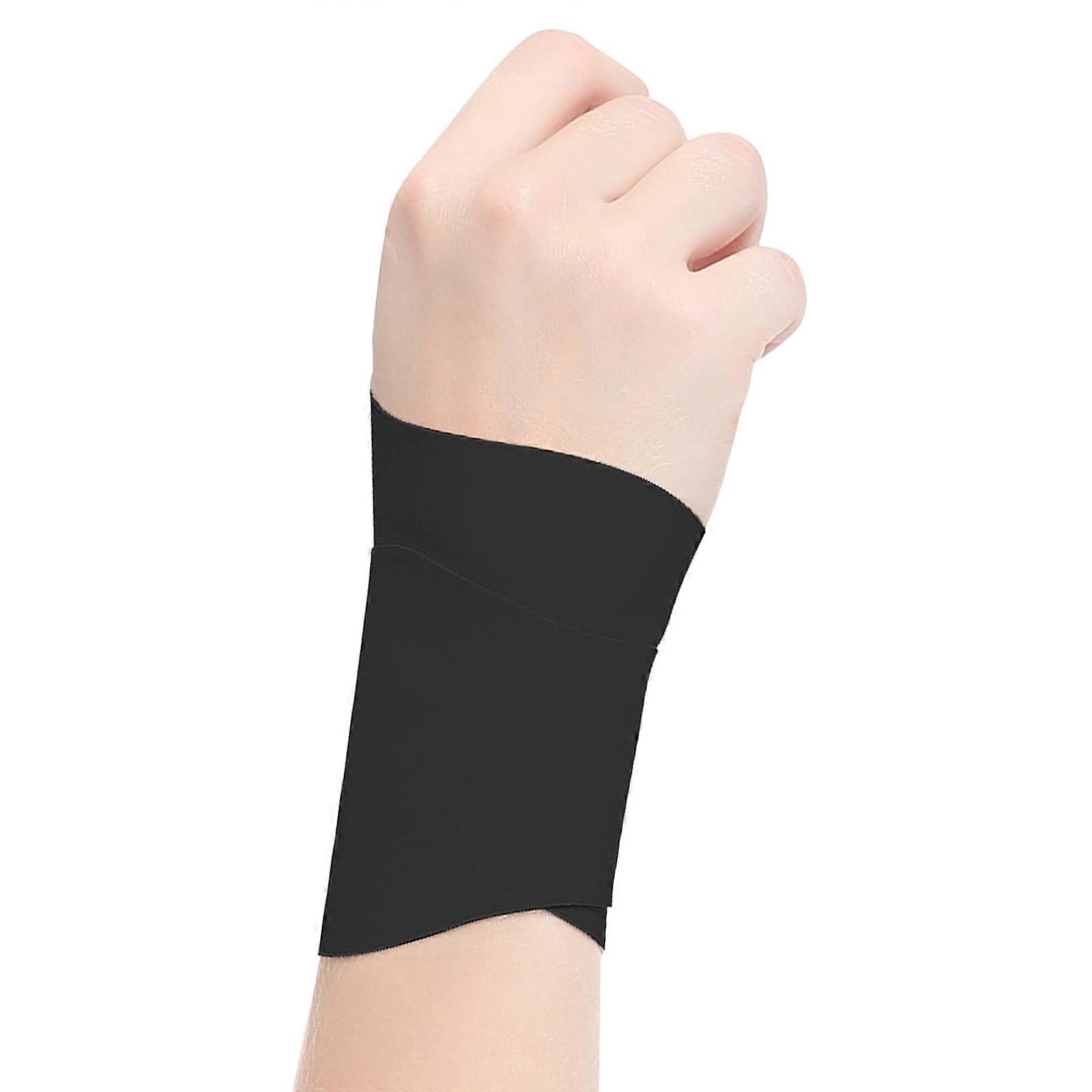 Wrist And Thumb Brace Adjustable Compression Wrap For Sports Fit Gym Workouts Breathable Material Size M