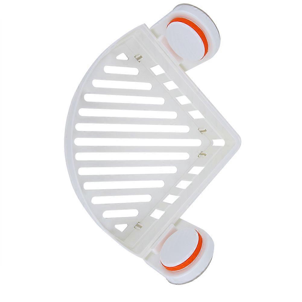 Triangle Wall Corner Shelf Bathroom Kitchen Organizer with Suction Cup