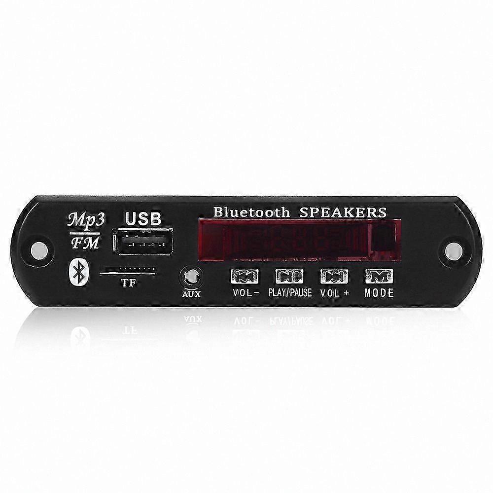 5V 12V Bluetooth 5.0 FM Radio Module with MP3 Decoder TF USB AUX Support for Car Audio Systems