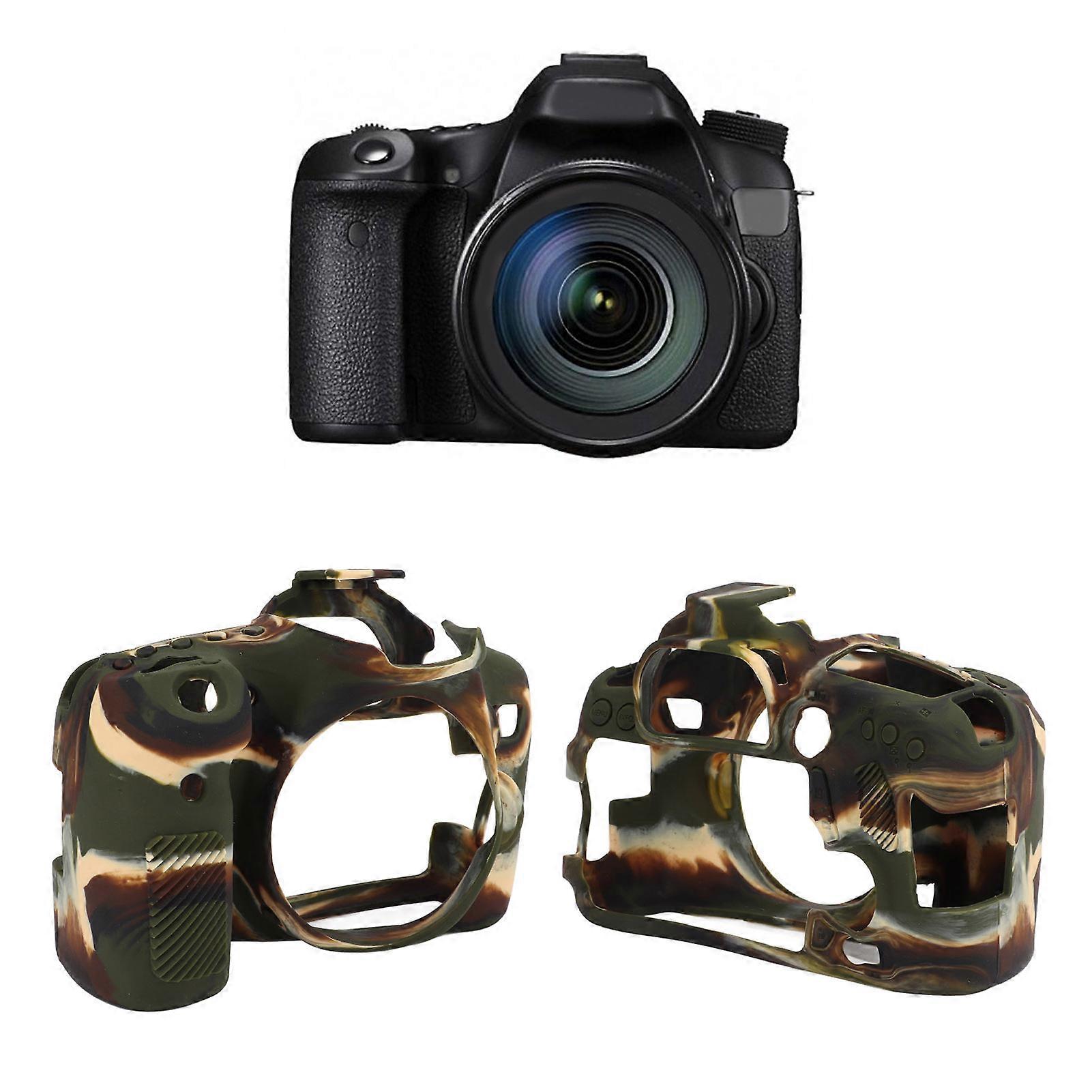 Silicone Protective Camera Case for EOS 70D, Camouflage, 78g