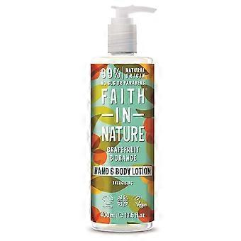 Faith in Nature Grapefruit & Orange Hand & Body Lotion 400ml - 2 Pack
