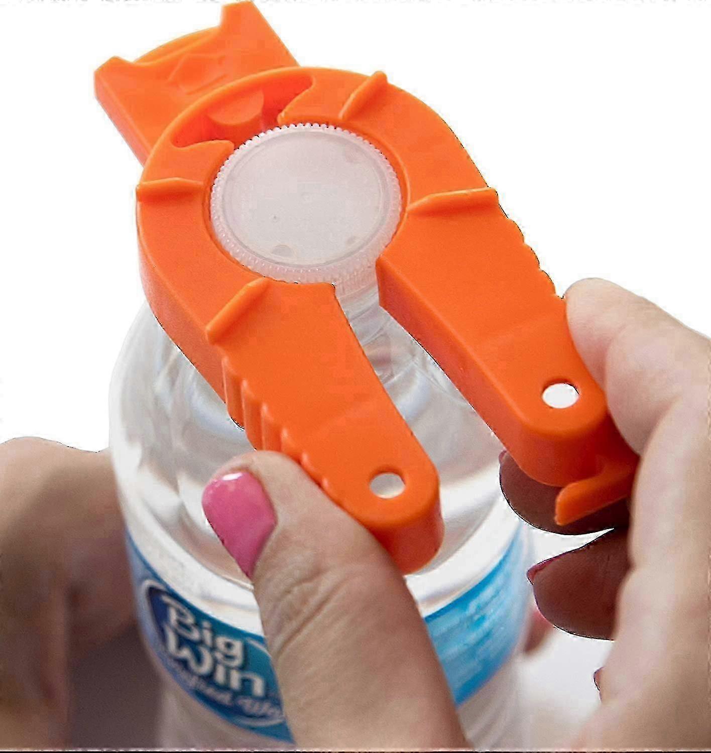 2-Pack Multifunctional Bottle and Can Opener for Plastic Bottles with Pull Tabs - Easy Open Tool for Home and Kitchen Use