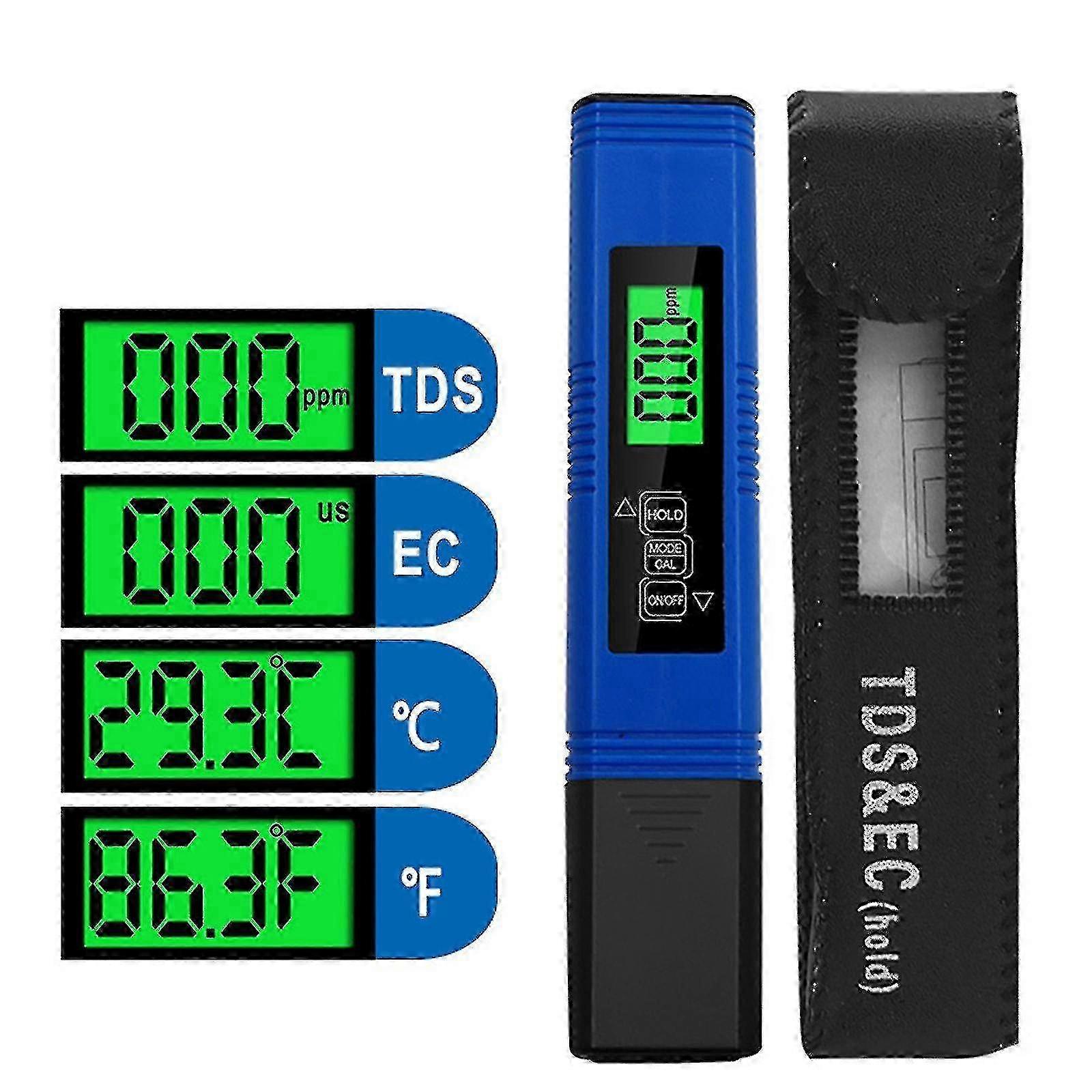 3-in-1 Digital Water Tester for TDS, Temperature and EC Measurement
