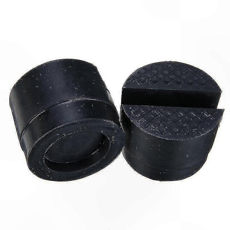 2-Pack Rubber Buffer Blocks for Hydraulic Jacks, Vehicle Cushions, and Lift Supports
