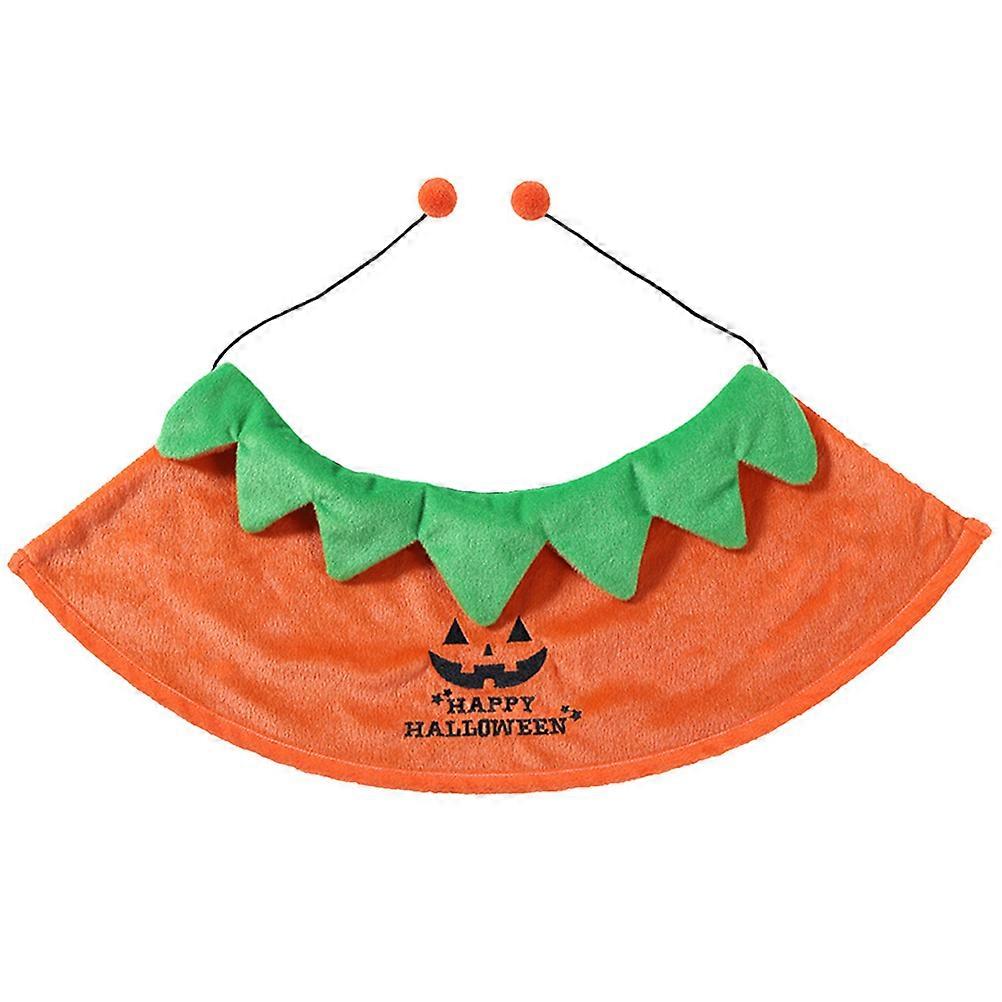 Costume Party Pet Cape For Dogs Made Of Comfortable Material In Orange 1Pack