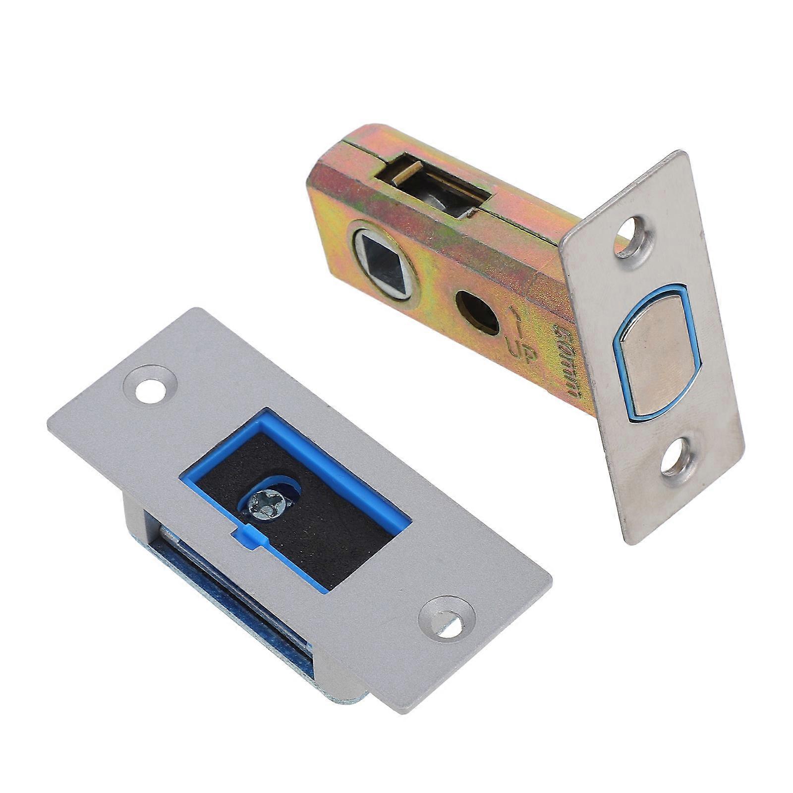 Magnetic Door Lock Door Deadbolt Latch with Magnetic Function Silver Alloy