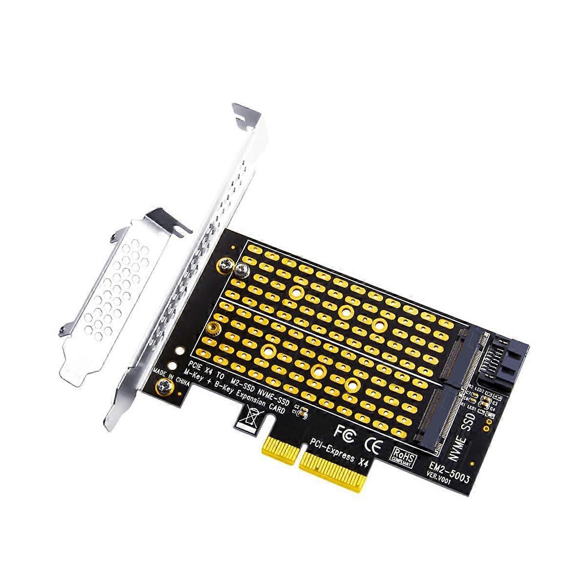 PCIE 4.0 To M2/M.2 Adapter SATA M.2 SSD PCIE Adapter NVME/M2 PCIE Adapter SSD M2 To SATA PCI-E Card