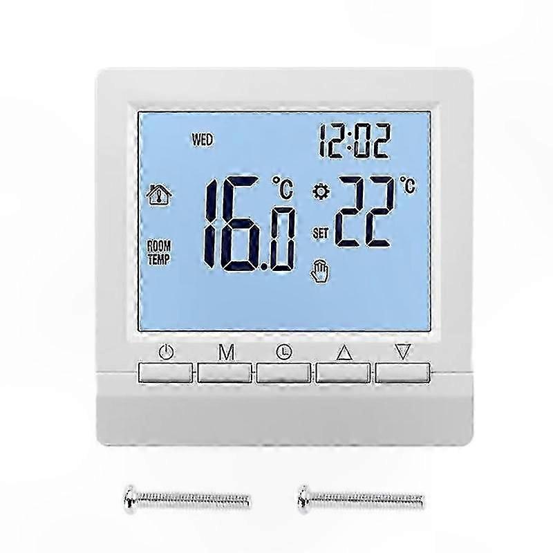 Smart Thermostat for Gas Boiler Heating Systems, Programmable Room Temperature Controller, Energy-Saving Digital Thermostato Solution