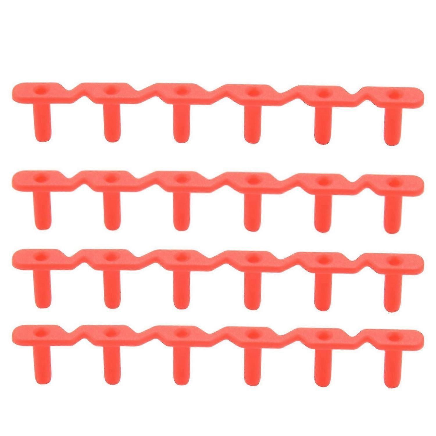 Badminton Racket Racquet Stringing Grommets Eyelets 6 Nails Red