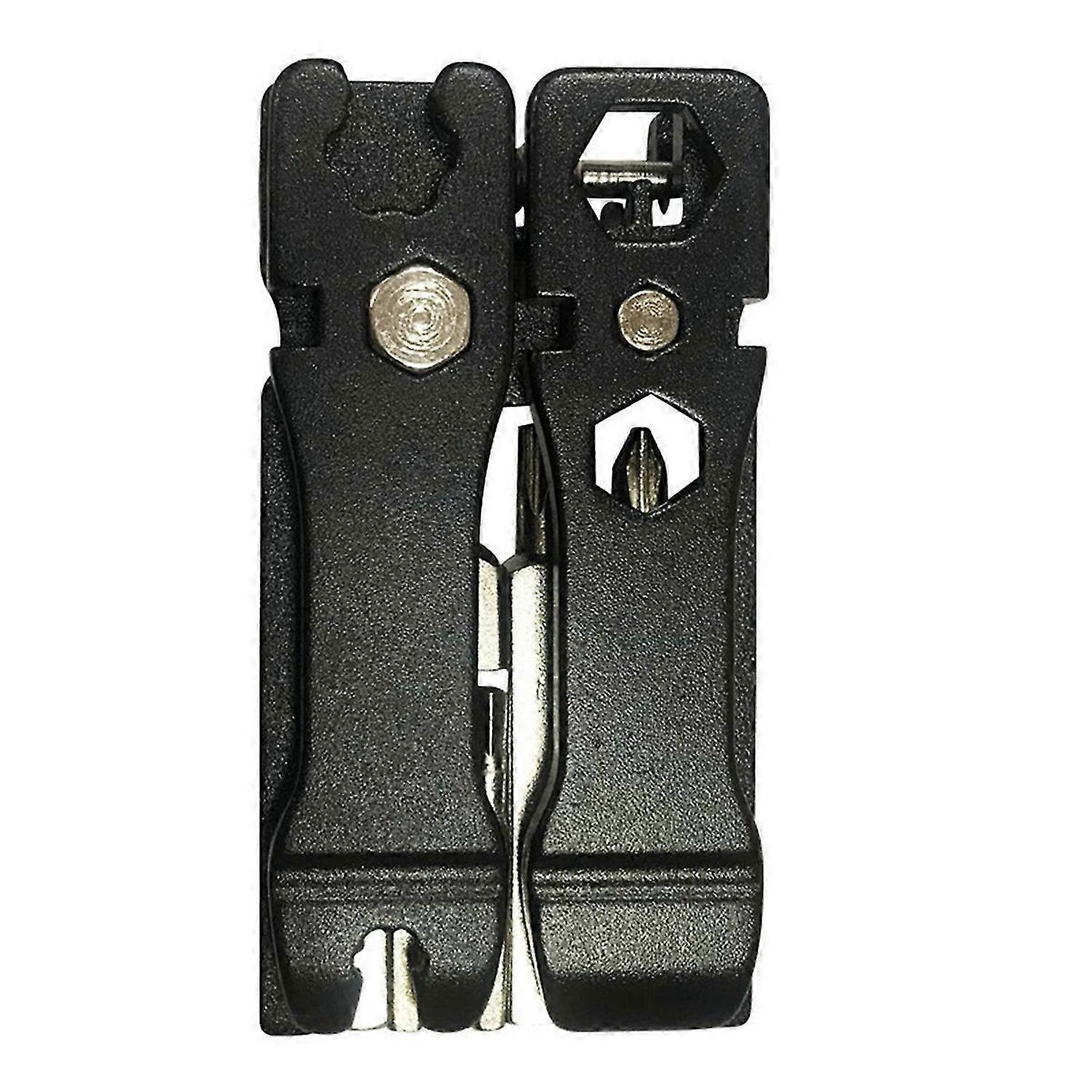 Black Multifunctional Bike Repair Tool Kit