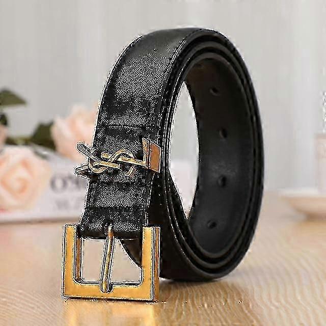 Ceintures en cuir à boucle lisse pour femmes, décontractées et polyvalentes, à la mode, simples et chics