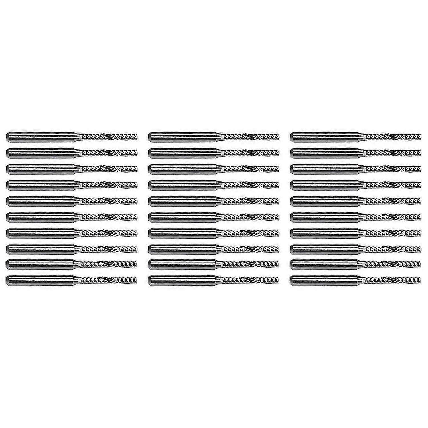 10PCS Carbide Single Flute End Mill Router Bit for Engraving Machine