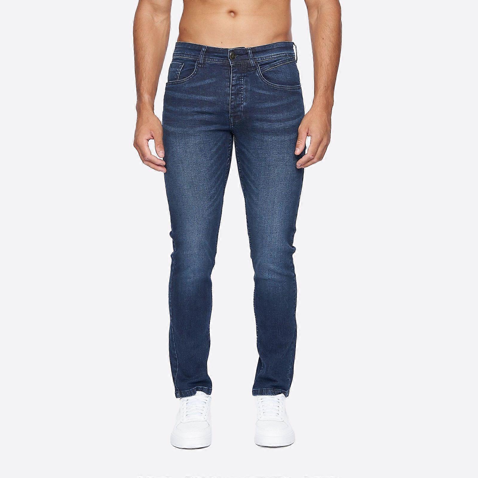 Crosshatch Malcolm Jeans (Slim Fit) Dark Wash