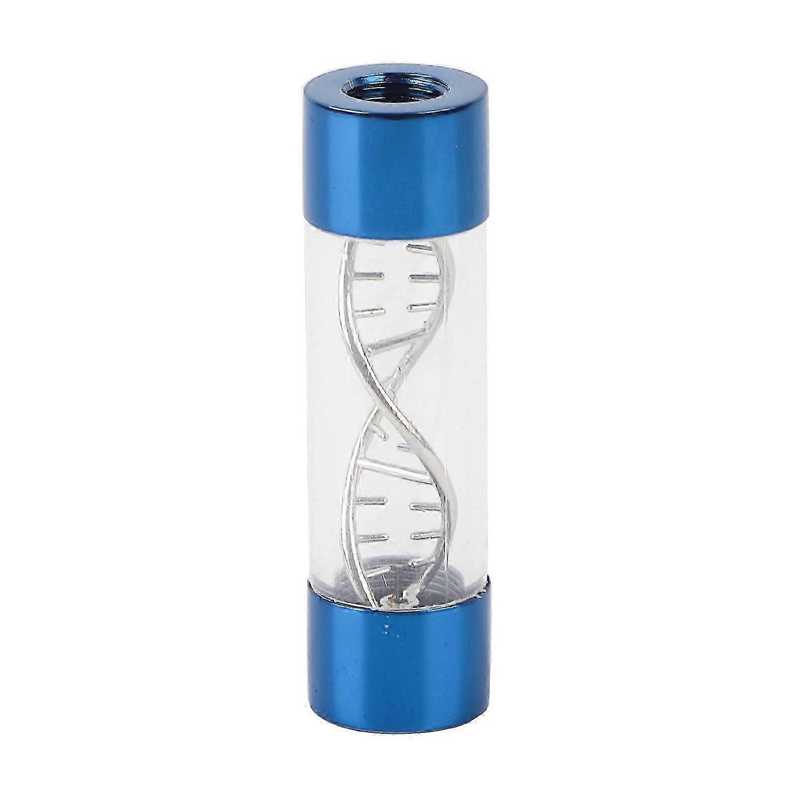 Water Flow Meter Multiple Color Metal Spiral G1/4 Female Thread for Computer Water Cooling(Blue )