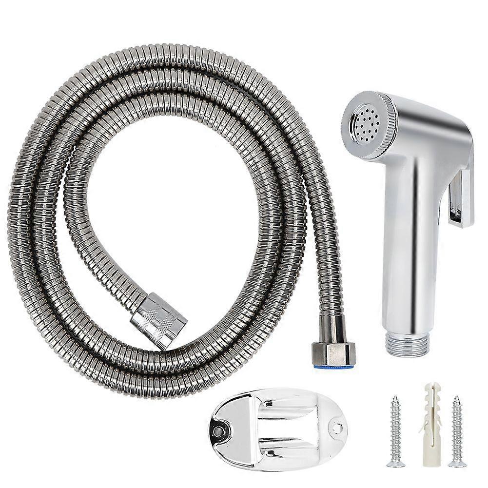 G1/2in Handheld Bidet Sprayer Set Portable Shower Sprayer Toilet Bidet Cleaning Spray Head