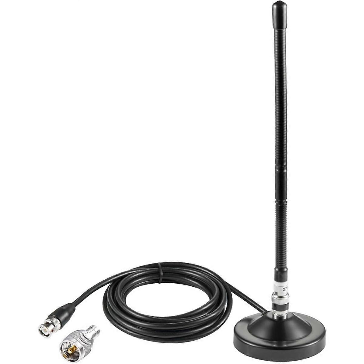 Long Range 27MHz Heavy Base Station Soft Whip CB Radio Antenna Kit for Car Truck Mobile Handheld CB
