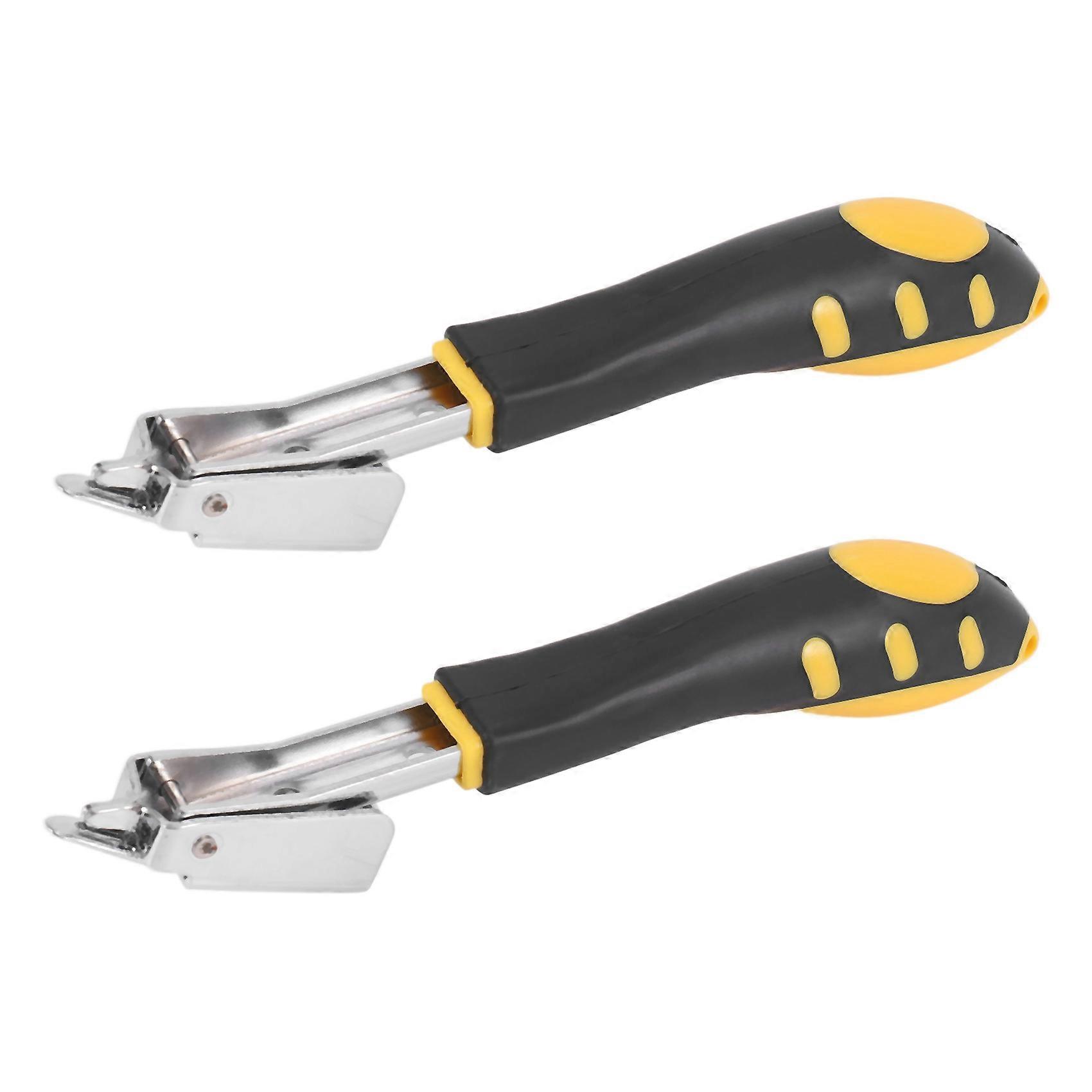 2X Nail Staple Furniture Stapler for Wood Door Upholstery Framing Rivet Kit Removing Tool