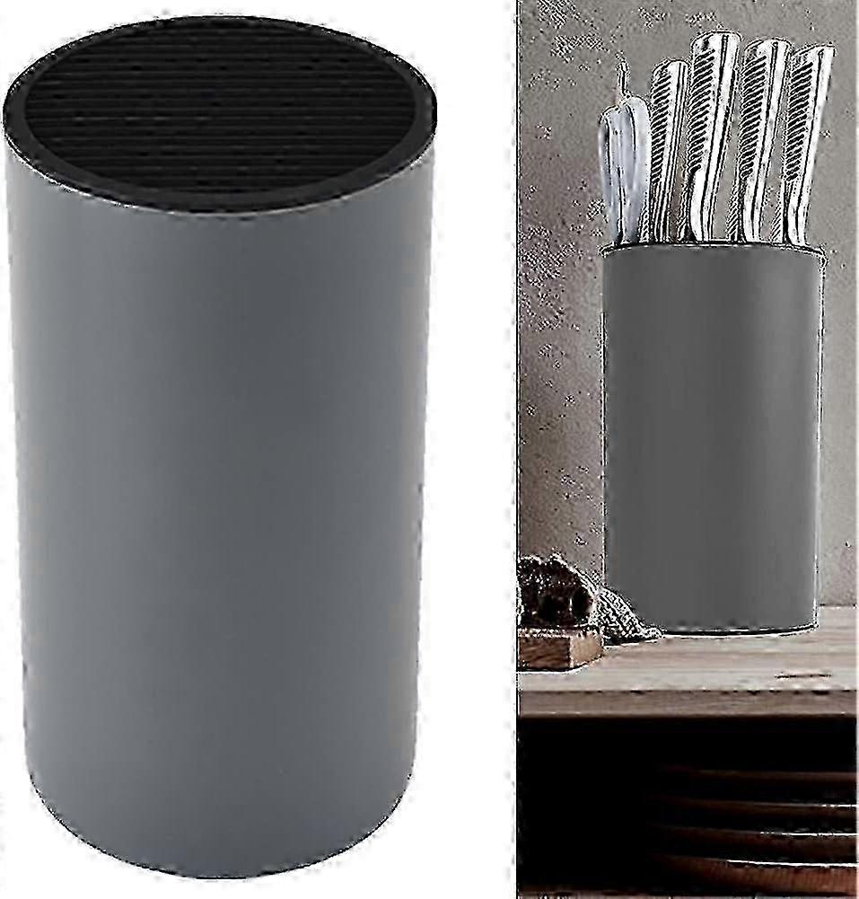 Knife Block,Round Knife Holder Only Knife Storage Stand Keep Organized and Clean