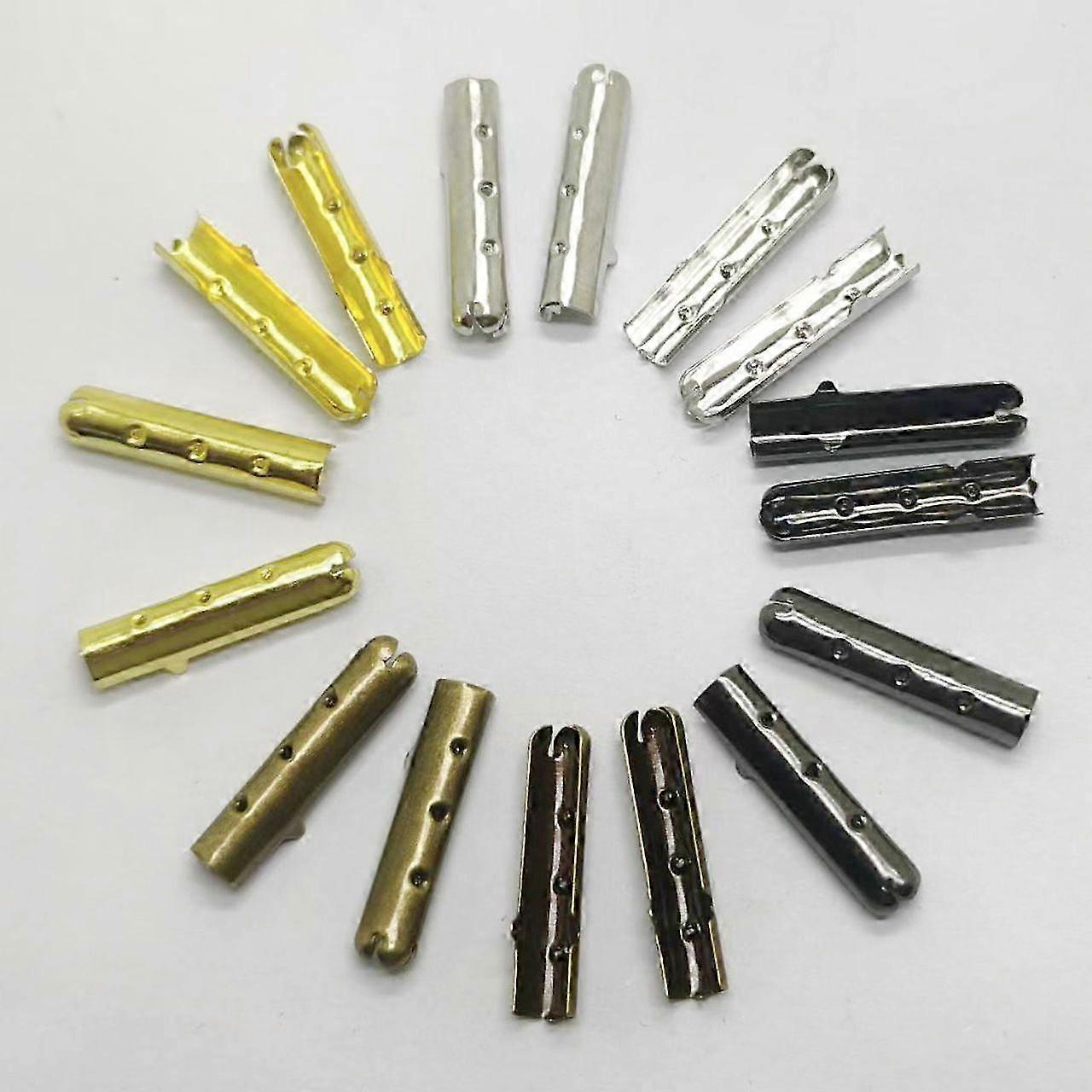 200 Pieces Shoelace Tips - Copper Shoe String Caps for DIY Sneaker Lace Repair, Drawstring Replacement for Hoodies and Pants