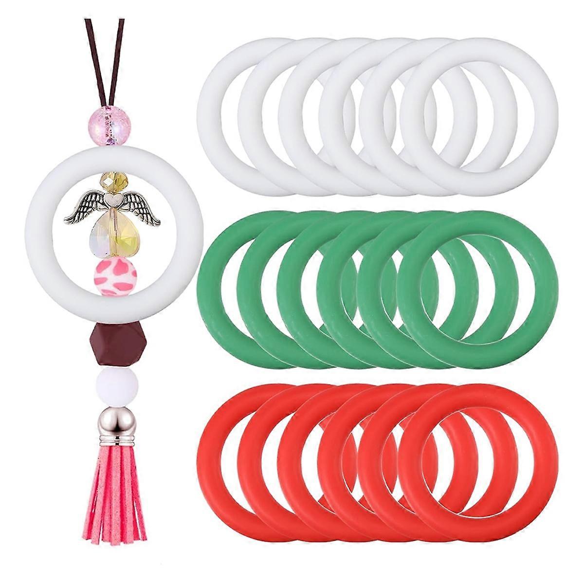 18pc Silicone Beaded O Rings 65mm Round Rings