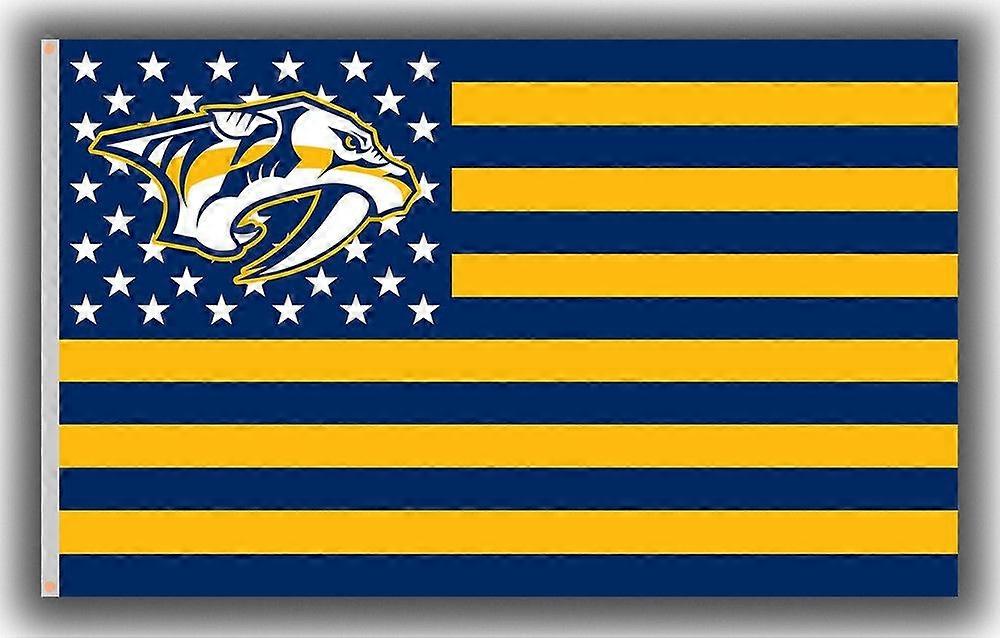 Nashvillen jääkiekkojoukkueen matkamuistolippu Predators-fanit Paras banneri QZ 0055