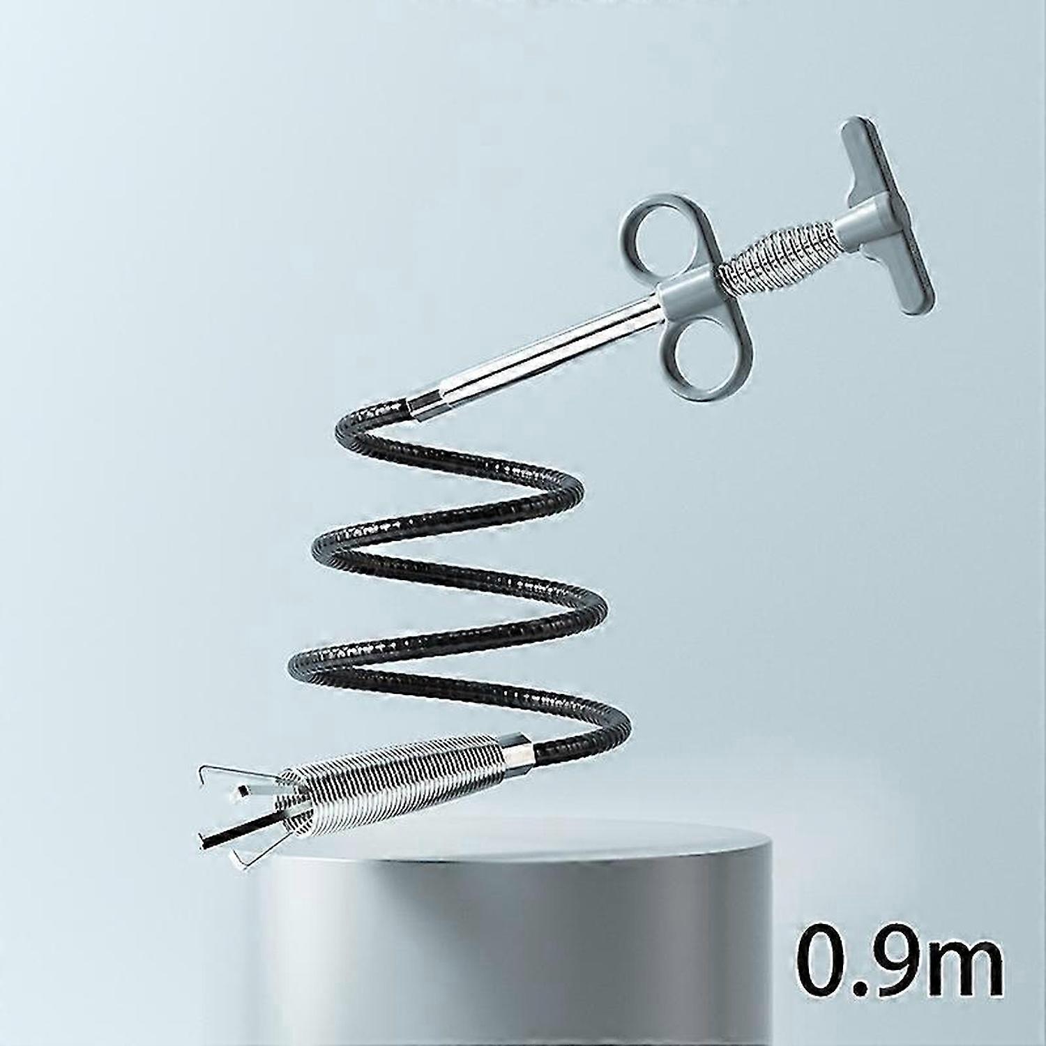 Sewer Pipe Dredging Extractor Flexible Grabber Claw Reacher Tool Drain Clog Remover Cleaning Tool for Sewer Sink Toilet
