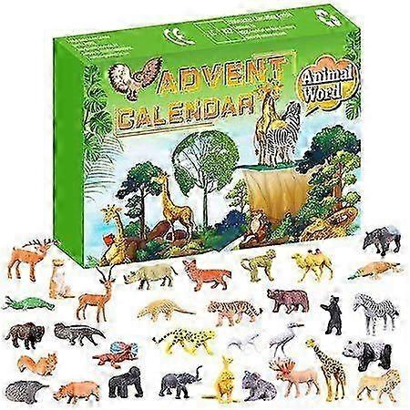 Christmas Advent Calendar 24 Days Countdown Calendars with Animal Figures