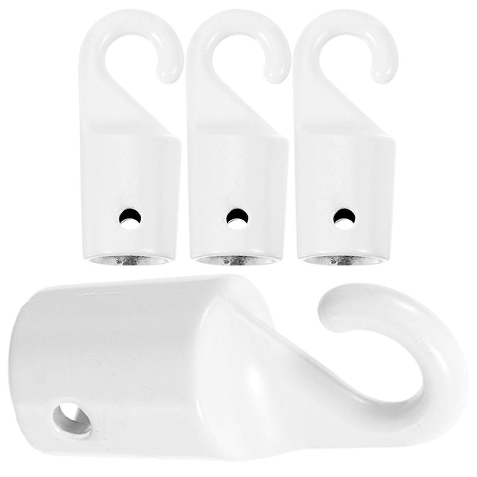 White Metal Blind Wand Hook for Vertical Blind Replacement 8Pcs Set