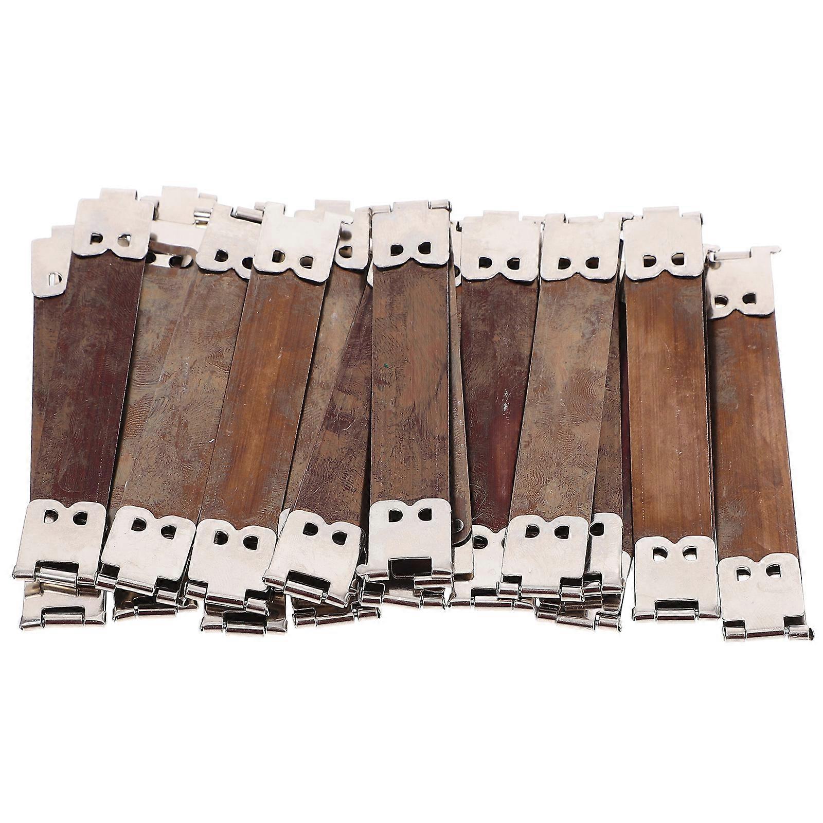 Metal Internal Flex Frame Handbag Hinges Spring Clip for Craft Use 60Pcs