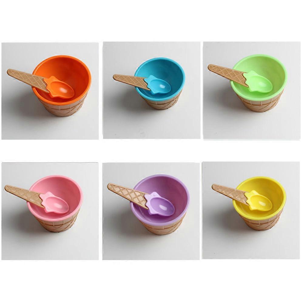 Ice Cream Sundae Bowl Environmentally Friendly Round General Users 12.00X9.80X9.80CM 1Pcs