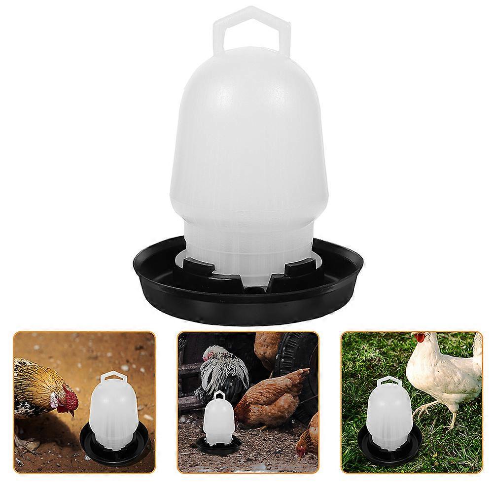 Chicken Waterer Automatic Feeder for Poultry with 6Pcs Container