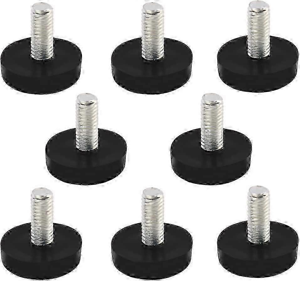 Leveling Table Feet Pack - 8 Adjustable Furniture Supports with M6 X 15 Mm Glides