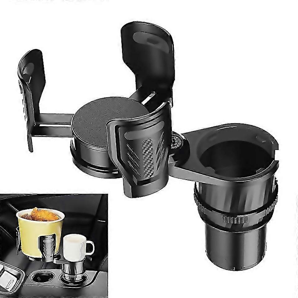 For Car Multifunctional Retractable Rotating Water Cup Holder With Compass