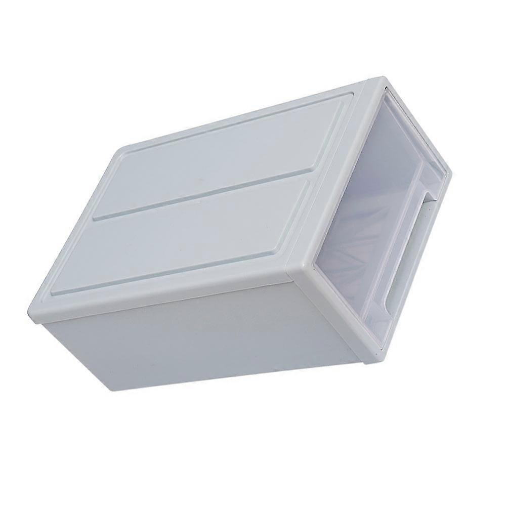 Transparent Stackable Clothes Organizer Box for Storage 2Pcs