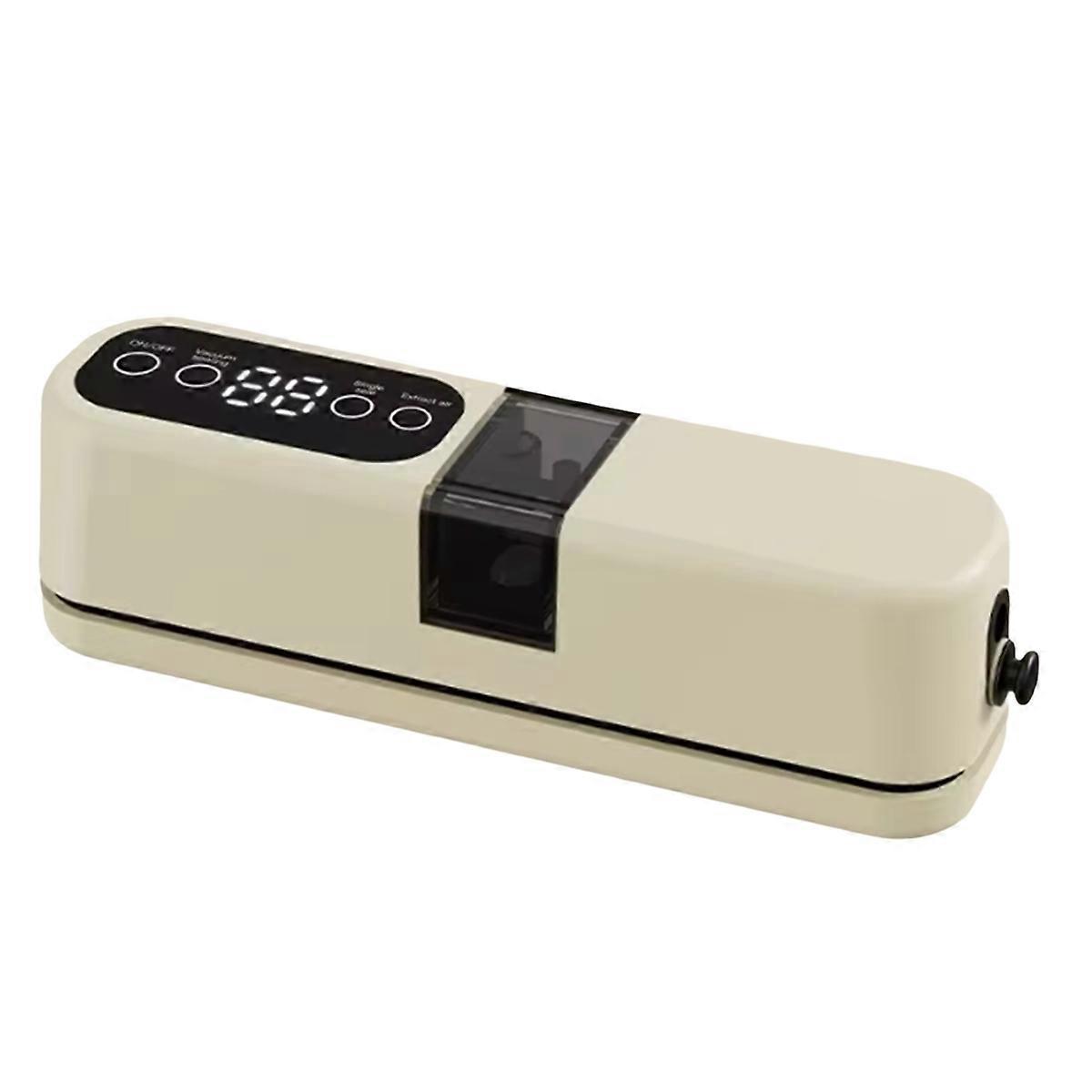 USB Rechargeable Vacuum Sealer Automatic Food Sealer and Snack Sealing System Vacuum Sealer with 5 Pcs Bags C