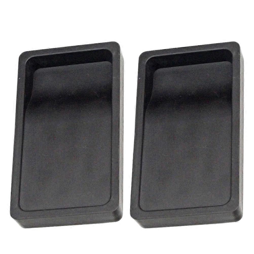 Black Two-Sided Calligraphy Inkstones for Home Use 6Pcs