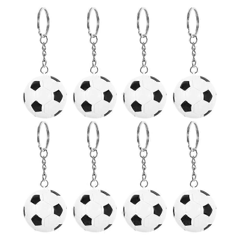 Soccer Keychains Bulk Football Party Favor for Key Holding 32Pcs Set