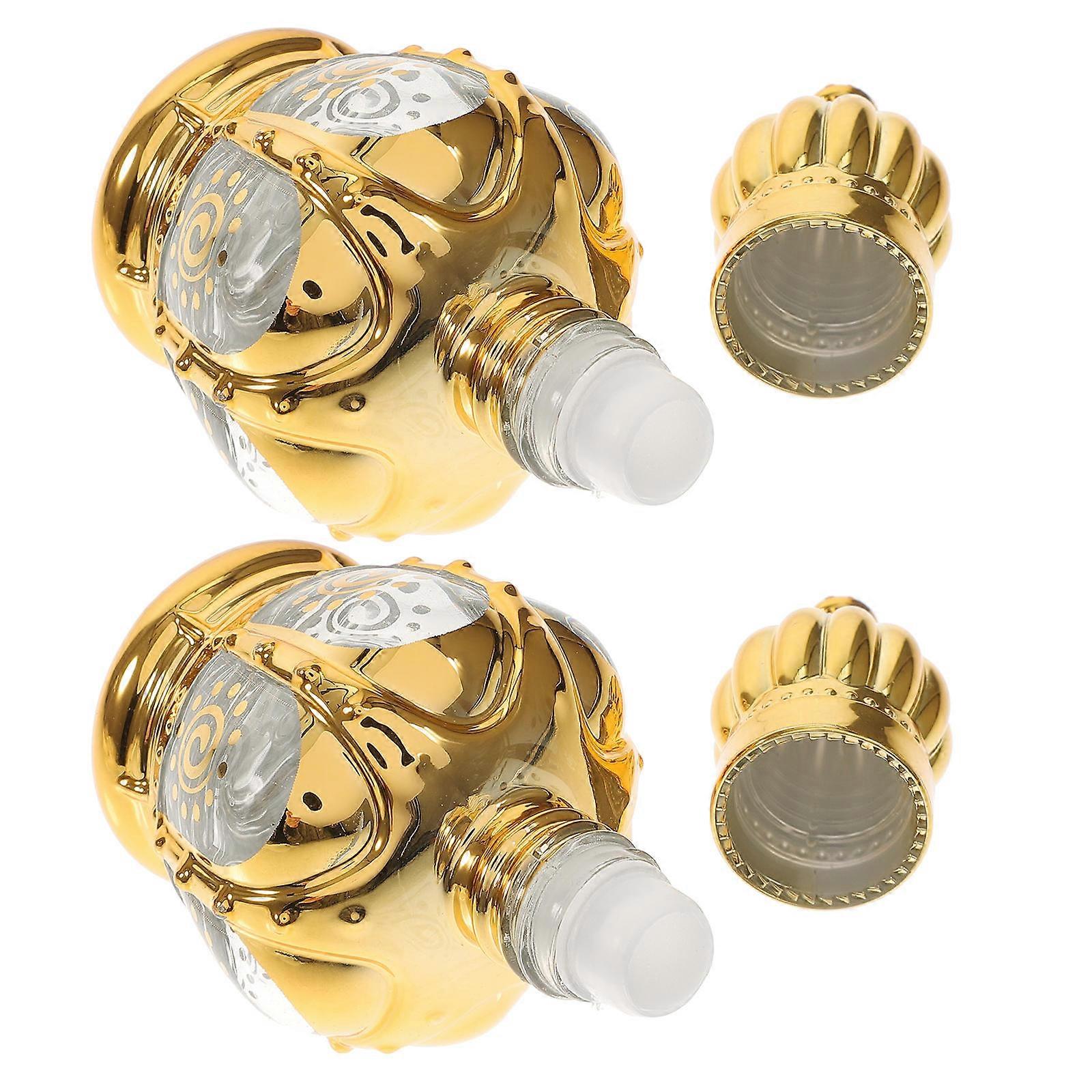 Roll on Bottle Glass Roller Perfume Bottles for Storage 4Pcs