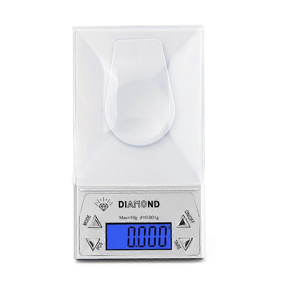 Digital Jewelry Scale Mini 10g Electronic Weighing Silver
