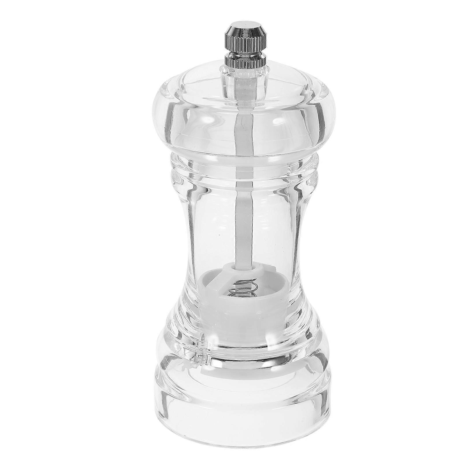 3Pcs Manual Pepper Mill Adjustable Coarseness White Spice Grinder