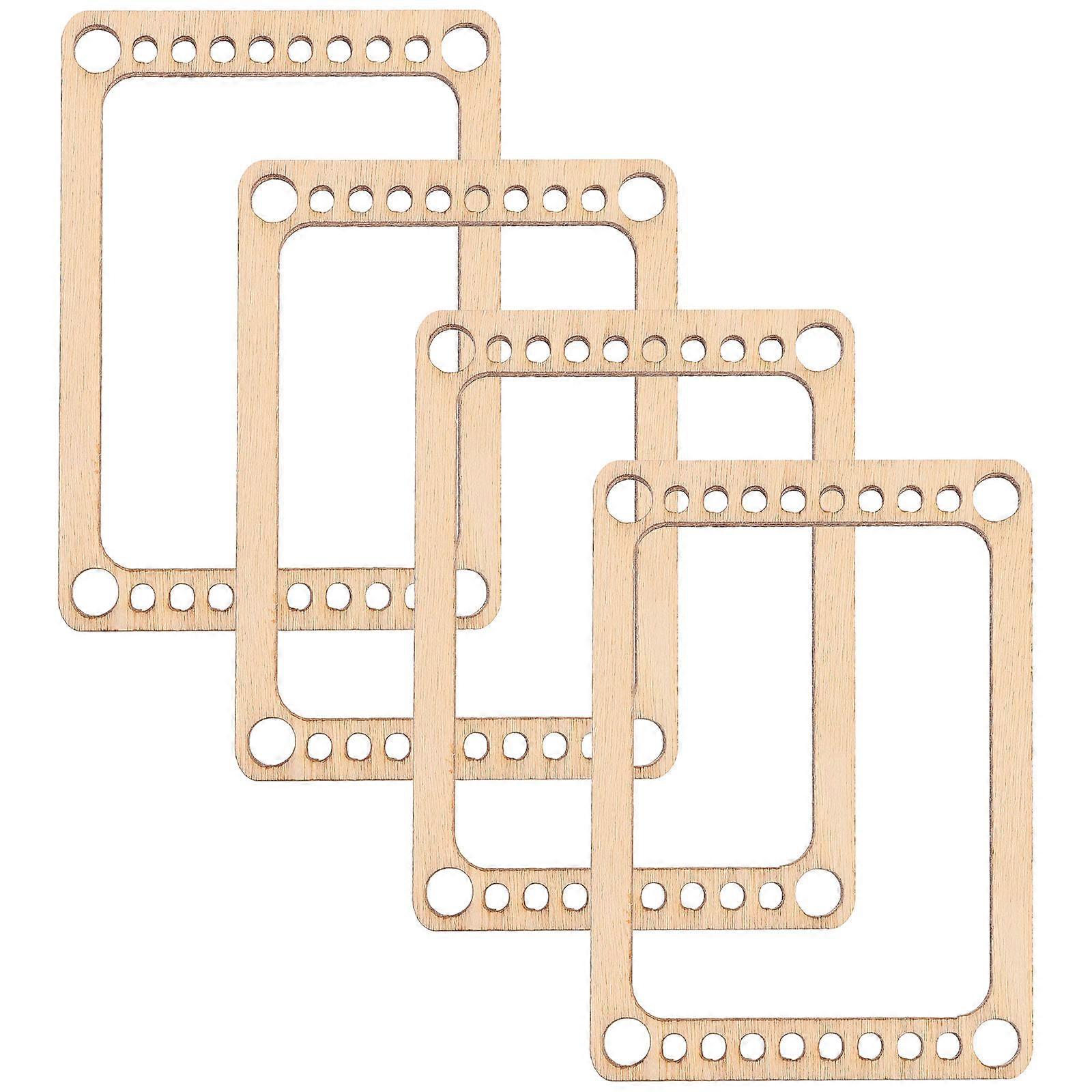 Mini Weaving Board for Craft Projects 20Pcs Wooden Handcraft Tool